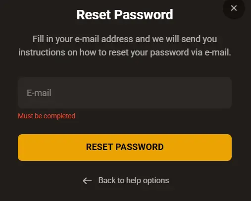 Reset Password