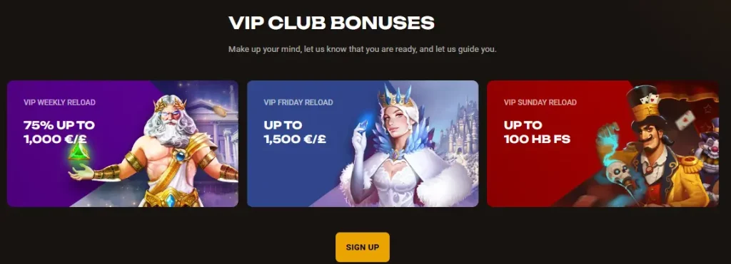 VIP Reload Offers 